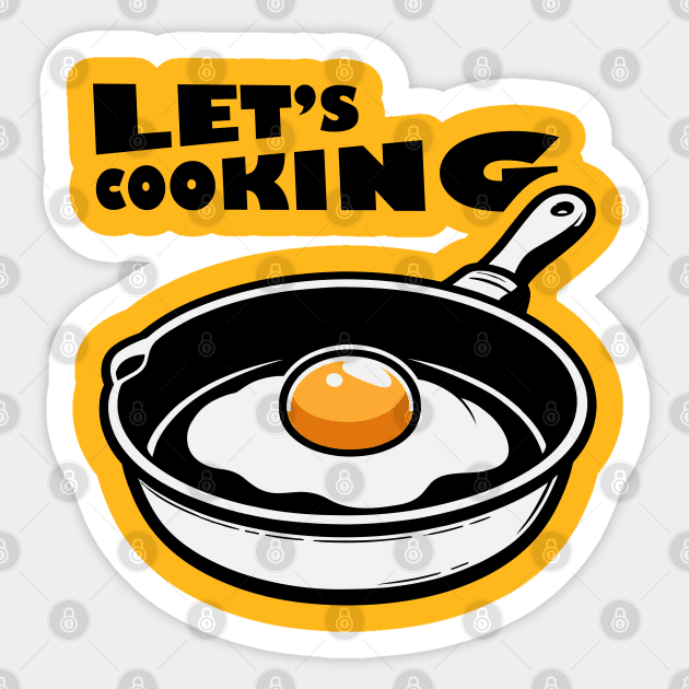 Let's Cooking Sticker by ALNS